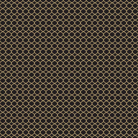 Seamless pattern from gold wavy thin lines. A vertical geometrical ornament from simple figures. Vector illustration.のイラスト素材