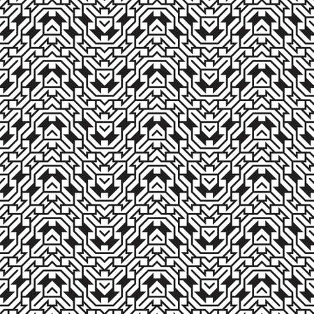 Seamless geometrical zigzag pattern. Modern fashionable background design of a card, the poster, a flyer, a cover. Vector illustration.のイラスト素材