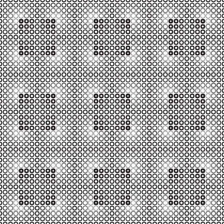 Seamless geometrical abstract half tone background. A modern pattern from infinitely repeating...