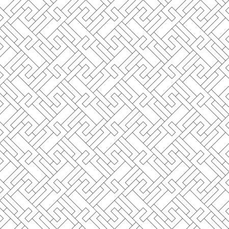Seamless geometrical vector template. Abstract  linear drawing. Thin line. Graphic design of a lattice.  For a cover of cards, wall-paper, fabrics.のイラスト素材