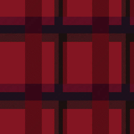 Classical checkered tartan pattern. Seamless abstract texture with intersecting stripes. Geometric color wallpaper. Scottish cage. Print for flyers, shirts and textiles. Vector graphics.のイラスト素材