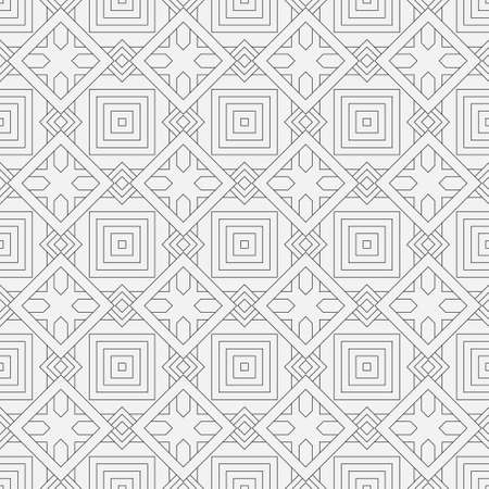Seamless vector the template consisting of  rhombuses of the different sizes. An abstract background from the thin line for design of the card, a cover, a flyer.のイラスト素材