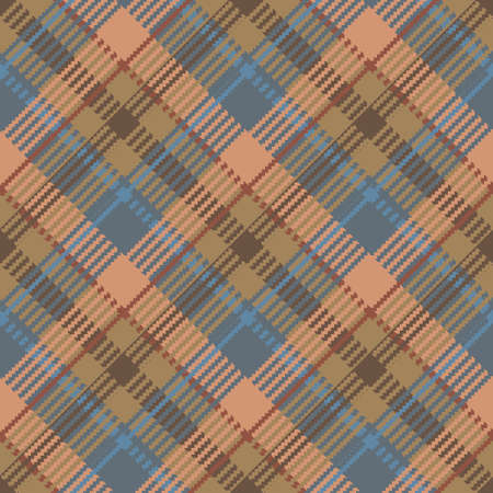 Classical checkered tartan pattern. Seamless abstract texture. Geometric color wallpaper. Scottish cage. Vector graphics printing on fabrics, shirts and textiles.のイラスト素材