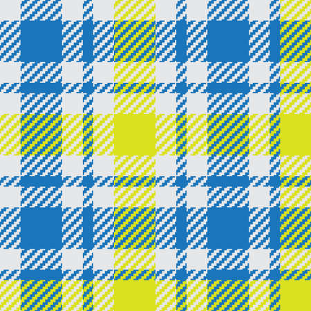Classical checkered tartan pattern. Seamless abstract texture. Geometric color wallpaper. Scottish cage. Vector graphics printing on fabrics, shirts and textiles.のイラスト素材