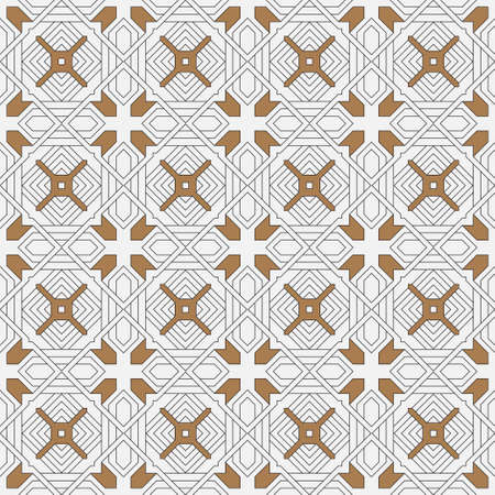 Seamless geometrical vector pattern. Abstract monochrome background with repeating geometric shapes....