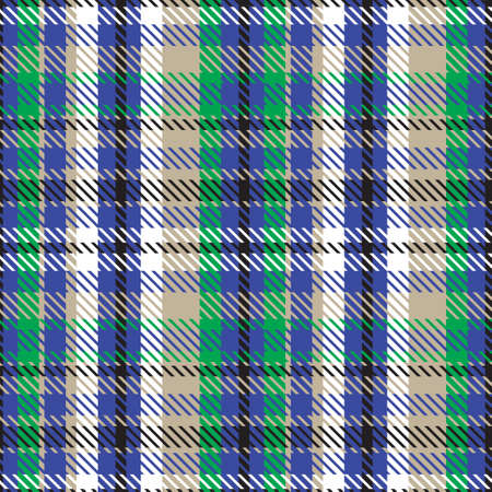 Tartan pattern classical. Abstract seamless checkered pattern. Colored Scottish cage. Vector...