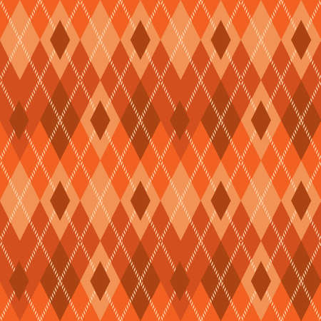 Argyle pattern seamless composed of diamonds of various colors on a plain background, used in...