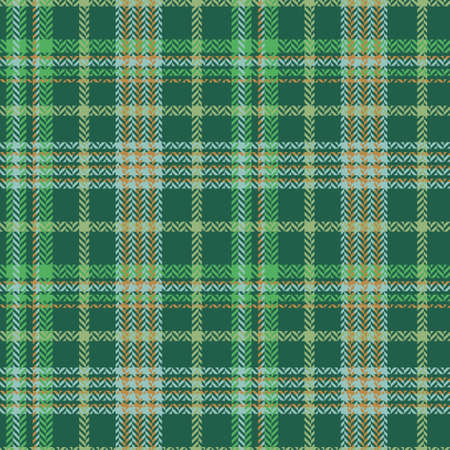Plaid seamless vector pattern. Colored Scottish fashion cage. Classic texture background herringbone. Vector graphics of printing on fabric, shirt, textile, curtain and tablecloth.のイラスト素材