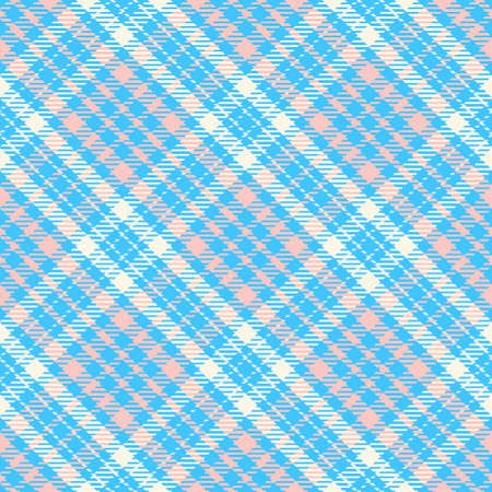 Plaid seamless pattern. Classic Tartan colored cage. abstract texture. fashion checkered background. Vector graphics printing on fabric, shirt, textile, curtain and tablecloth.のイラスト素材