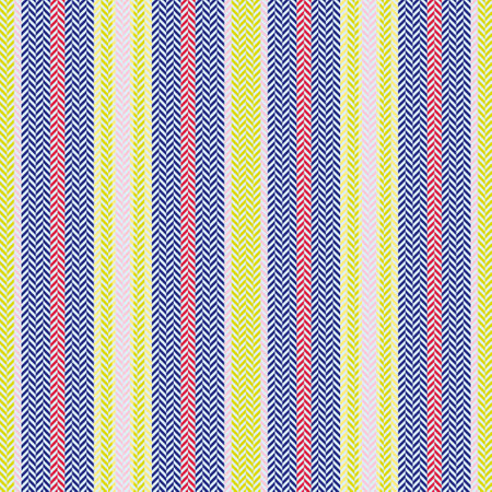 Seamless stripe pattern. Colored striped herringbone textured background. Textile design. Vector graphics of printing on fabric, shirt, textile, curtain and tablecloth.のイラスト素材