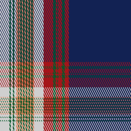 Plaid seamless vector pattern. Color background scottish checkered texture. Tartan cage fashion wallpaper. Printing on fabric, shirt, textile, curtain and tablecloth.のイラスト素材