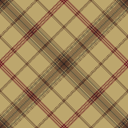 Check plaid seamless pattern. Color background scottish cage herringbone texture tartan. Checkered wallpaper. Printing on fabric, shirt, textile, curtain and tablecloth. vectorのイラスト素材