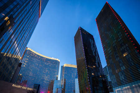 Las Vegas, Nevada, USA 2012.01.12 Vegas skylineのeditorial素材