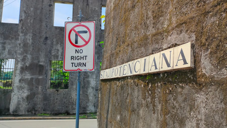 Metro Manila city picturesque views cityscape buildings architecture street trees sky modern ancient sightseeings tourists traveling business famous historicalの写真素材