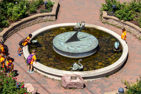 Omaha, Nebraska US, July 10, 2019 Omaha Henry Doorly Zoo  Kids and Family's Having a Fun day at the...
