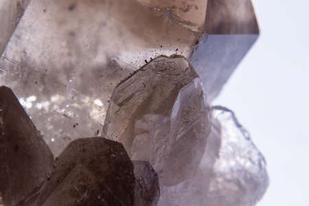 Close up of Black Smoke Quartz Crystal. High quality photoの写真素材