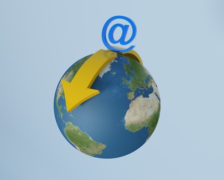 Electronic messageの写真素材