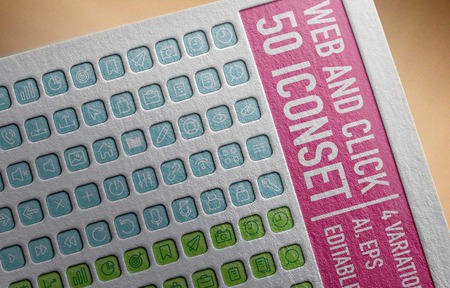 Web and Click Icon Set