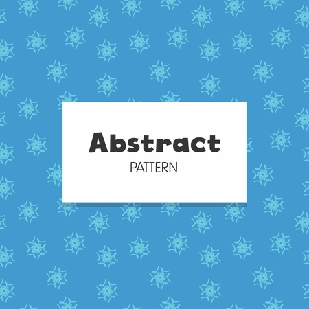 Abstract Background Star Flower Repeatのイラスト素材