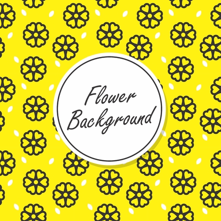 Flower seamless pattern vector artのイラスト素材