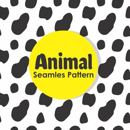 Animal Seamless Pattern Background Vectorのイラスト素材