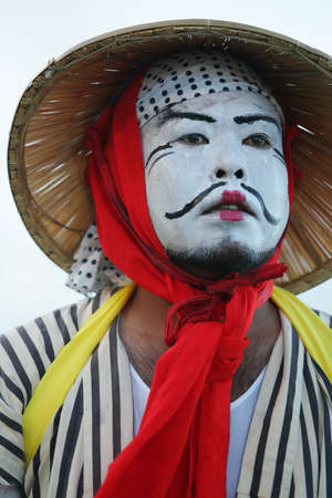 Okinawa, Japan- September 12, 2009 - Okinawa Zento Eisa Matsuriのeditorial素材