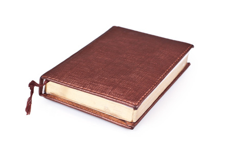 notebook on a white backgroundの写真素材