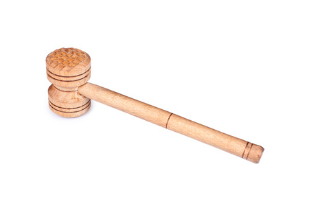 Wooden hammerの写真素材