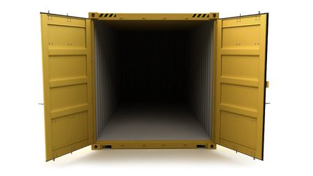 Open Shipping Container