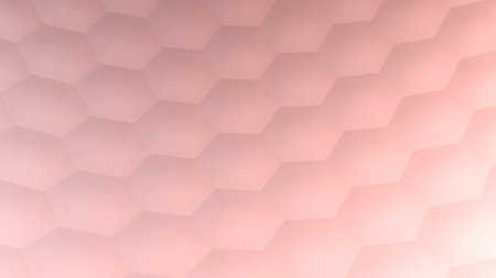 Hexagonal abstract background (3d render)の写真素材