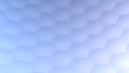 Hexagonal abstract  background (3d render)の写真素材
