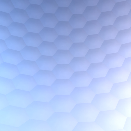 Hexagonal abstract  background (3d render)の写真素材