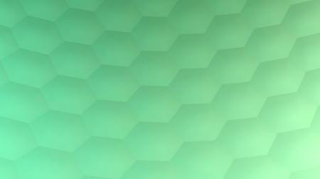 Hexagonal abstract background (3d render)の写真素材