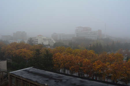 Misty Rain campusの写真素材