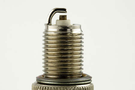 Extreme close up of spark plugの写真素材