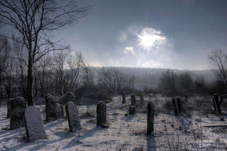 jewish cemetaryの写真素材