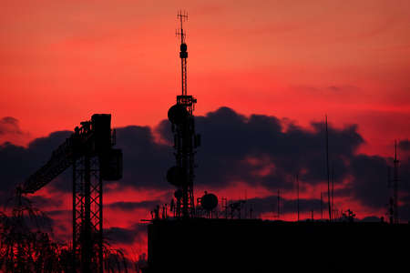 construction craneの写真素材