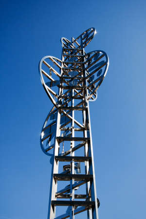 modern sculpture at Berlin Square, Bonn, Germanyのeditorial素材