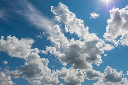 Majestic clouds over the temple. Russian shrines. Joseph-Volotsky Monastery in Teryaev. Moscow region, Teryaevo.の写真素材