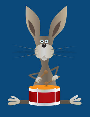 hare drummerのイラスト素材