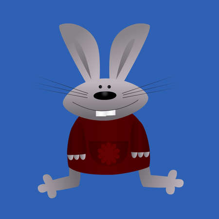 plush hareのイラスト素材