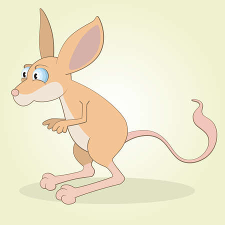 Vector Illustration of Cartoon Jerboaのイラスト素材