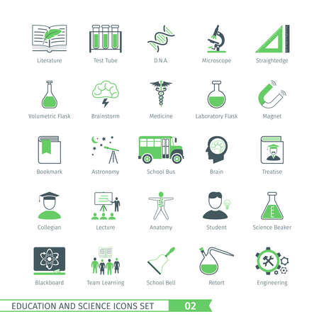 Education And Science Icons Set 02のイラスト素材