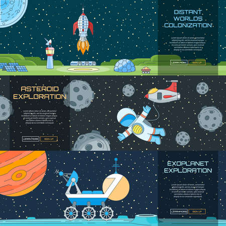 Web banners set 2のイラスト素材