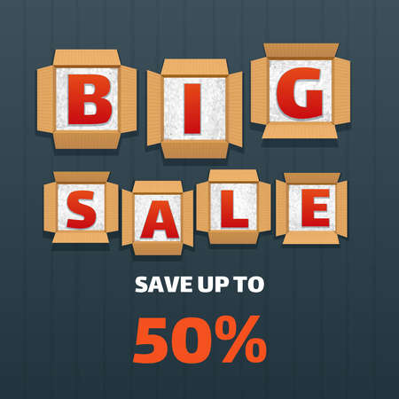 Big sale banner designのイラスト素材