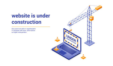 under construction page 02のイラスト素材
