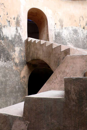 Underground Mosque in Taman Sari (Water Castle), Yogyakarta, Indonesiaのeditorial素材