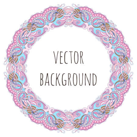 frame with abstractのイラスト素材