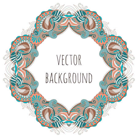 frame with abstractのイラスト素材