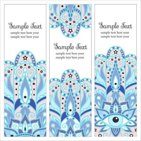 Set of vertical banners template design.のイラスト素材